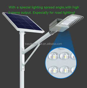 ไฟถนนพลังงานแสงอาทิตย์ความสว่างสูง 5000lm 7000lm 10000lm 30W 40W 50W 60W ราคาไฟ LED พลังงานแสงอาทิตย์ รุ่น YLL - Product Image 1