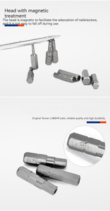 <strong>British</strong> System 25mm Hexagonal Short <strong>Bit</strong> Head, S2 Steel, Magnetic Solid/perforated Hexagonal Screwdriver <strong>Bit</strong>