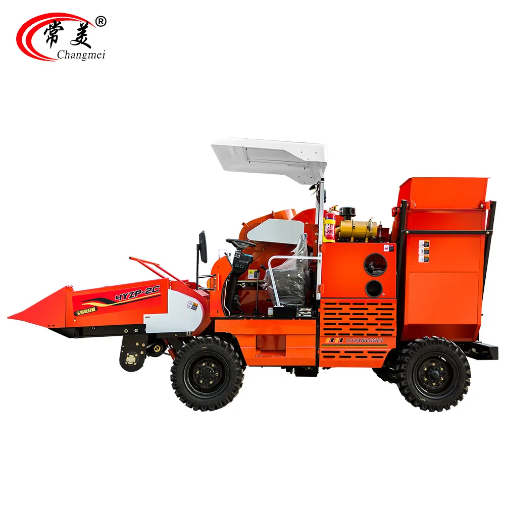Low price of reaping machinery corn harvesting maize harvesters for farm use