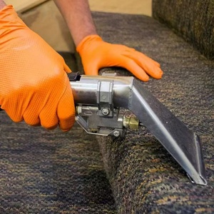 100 pièces/boîte, gants de sécurité en nitrile orange, vente en gros, gants pour usage mécanique et industriel, vente en gros directe d'usine, personnalisables - Product Image 1