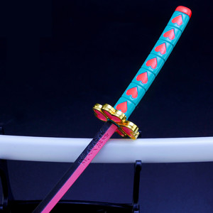 Portachiavi in Metallo Personalizzato Anime Giapponese Demon Slayer <span class=keywords><strong>Kimetsu</strong></span> No Yaiba, Spada Giocattolo Artigianale Samurai di <span class=keywords><strong>Kimetsu</strong></span> - Product Image 3