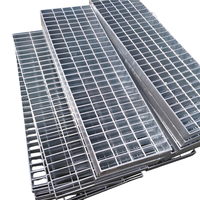 Grille de drainage industrielle en acier galvanisé pour tranchées, grille de couverture sur mesure pour caniveaux municipaux d'évacuation des eaux pluviales