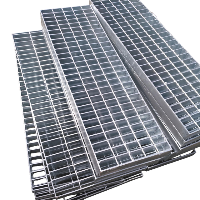 Industrial Galvanized Bar Steel Grating Drainage Trench Cover Grate Custom Size Municipal Stormwater Drain Grating