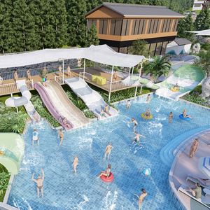 Ngoài trời công viên nước chìa khóa trao tay giải pháp sợi thủy tinh Nước SLIDES sóng hồ bơi Dịch vụ thiết kế - Product Image 4