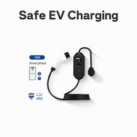 EV-Autoladegerät Tragbar AC 7kW 11kW 22kW Typ1 Typ2 J1772 NACS GBT CCS1 CCS2 Smart APP WiFi Timer IP65 für Zuhause und Reisen