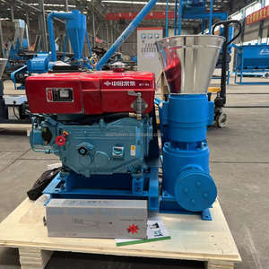 Machine à granulés approuvée CE, machine à granulés d'aliments pour animaux, machine à granulés d'aliments pour bovins, poulets, porcs - Product Image 1