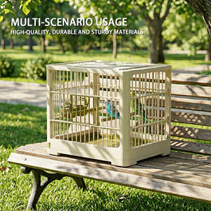 Papağan kafes kuş evi Aviary büyük uzay nefes kuş-yürüyüş cihazı açık taşınabilir görüntüleme kafesi - Product Image 4