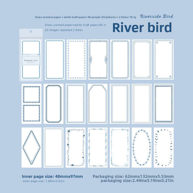 D Riverbank Oiseau-blanc