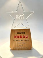 Trophée personnalisé en bois de cristal de la série Honor, souvenir de récompense professionnelle