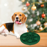 Accessoires pour animaux de compagnie écologiques OEM, bol d'alimentation antidérapant en silicone, tapis à lécher anti-étouffement, mangeoire lente pour chiens
