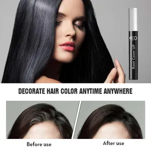 Benutzer definierte einmalige Easy Carry Temporäre Vertuschung Haar Weiße Haarfarbe Ändern Sie Instant Grey Coverage Root Hair Dye Pen -739087