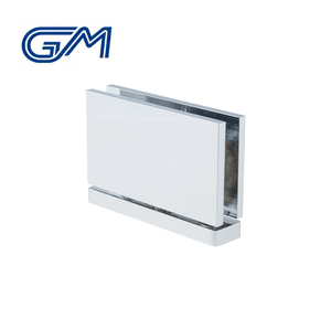 Charnières pivotantes en laiton massif chromé poli pour <span class=keywords><strong>porte</strong></span> <span class=keywords><strong>de</strong></span> douche en verre, rotation <span class=keywords><strong>à</strong></span> 360 degrés, montage supérieur ou inférieur - Product Image 5