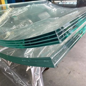 CE curvo vidro do edifício tamanho personalizado curvo claro temperado vidro laminado vidro isolado - Product Image 5