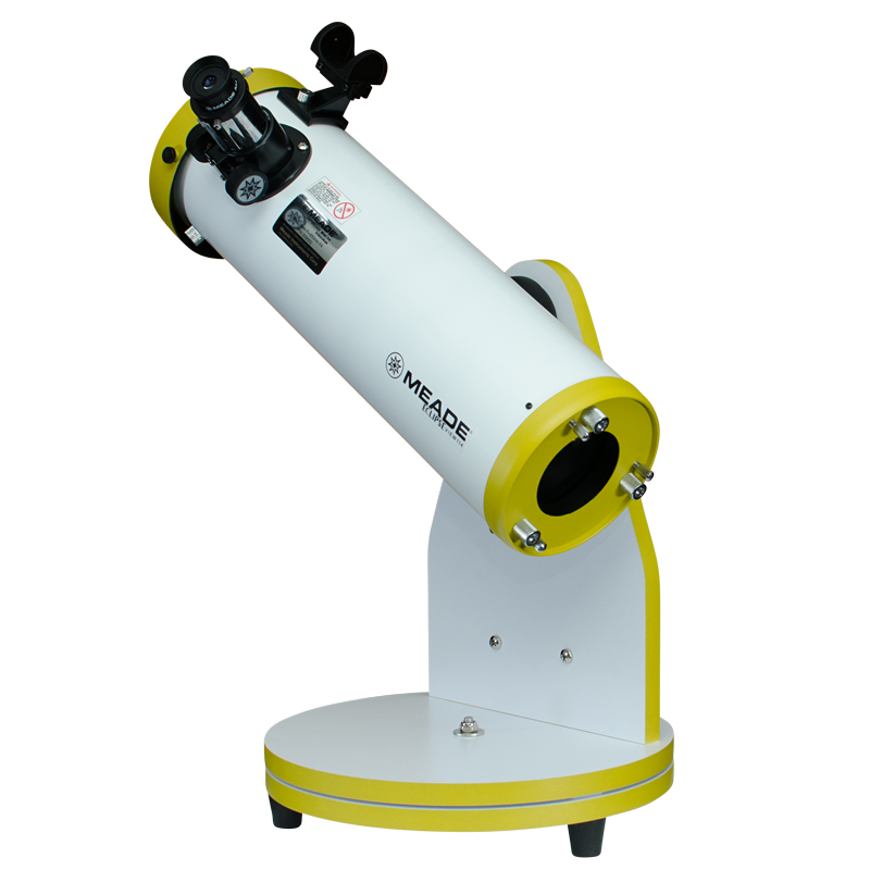 Meade telescópio astronômico dob dobsonian, de 4.5 polegadas, mesa dobsonian, decoração de casa