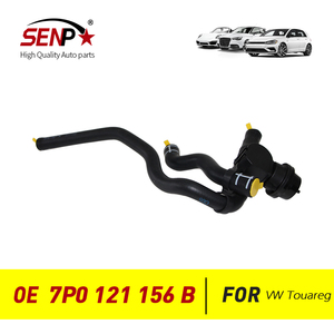 Manguera de refrigerante del sistema de refrigeración automática con válvula de calentador 7P0121156B para Volkswagen <span class=keywords><strong>Touareg</strong></span> <span class=keywords><strong>Mk2</strong></span> - Product Image 5