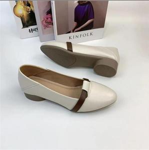 Zapatos planos cómodos para mujer, <span class=keywords><strong>mocasines</strong></span> transpirables de primavera y verano con punta de estilo Formal de <span class=keywords><strong>Color</strong></span> sólido puntiagudo - Product Image 1