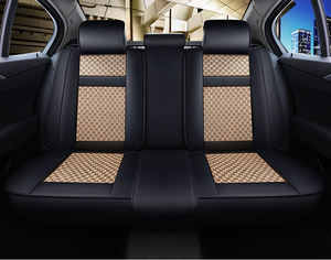 Housses de sièges de voiture en cuir PU, couvre-siège universel en cuir PU de qualité supérieure pour les accessoires d'intérieur de l'automobile, housse de coussin - Product Image 6