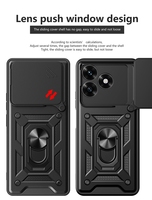 Coque de téléphone portable pour Honor X5C Plus 4G, protection antichoc en TPU et PC avec support d'anneau, vente chaude