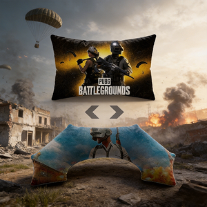 Un cuscino per il corpo trasformabile indispensabile per gli appassionati di eSport. Lavabile, realizzato in tessuto morbido e adatto per i giochi PUBG. - Product Image 1