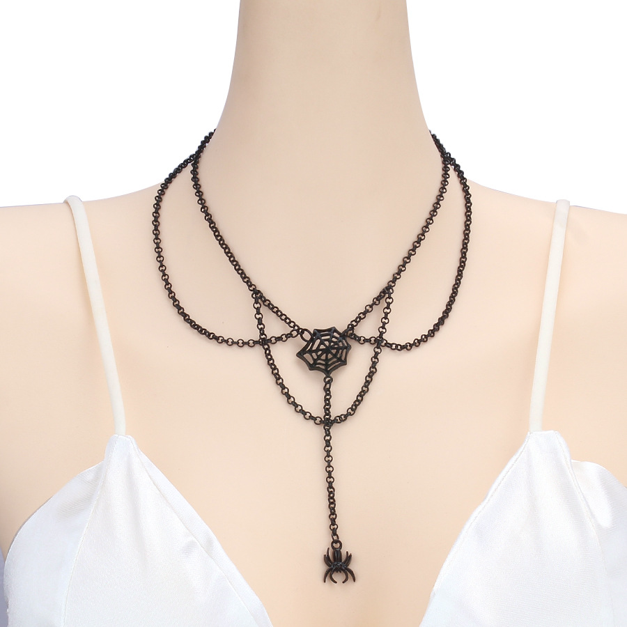 Chaîne de clavicule petite toile d'araignée