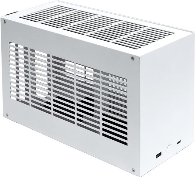 Custom OEM ODM Full-Size GPU Compatible 2 Handles Vented Panel 2 Steel 1 Acrylic Side Panels  6L Small Case  SGPC Itx Mini Case