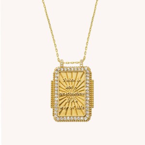 Collier TAROT en forme <span class=keywords><strong>de</strong></span> cœur avec diamants et gouttes d'huile, collier très apprécié et populaire pour femmes - Product Image 3