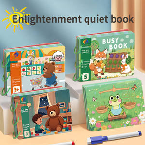 Libro Sensorial para Bebés, Libro de Desgarro Manual, Libro Adhesivo, Educación Temprana, Pegatinas Mágicas, Juguete Educativo para Guardería, Regalo - Product Image 2