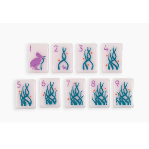 Hot Selling Acrylic American <b>Mahjong</b> <b>Set</b> Complete Kit with 8 Jokers Racks Dices Durable &amp Portable for Home Entertainment - Product Image 4