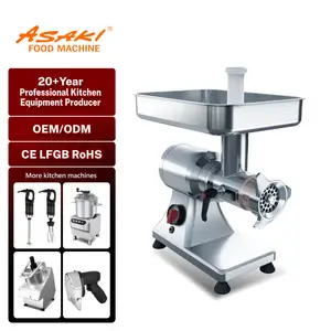 ASAKI hot sale Stainless steel electric meat mincer machine with professional Meat mincer
