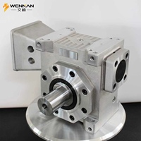 Réducteur à vis sans fin à double entraînement de fabrication chinoise, boîte de vitesses à angle droit de haute précision 1 arcmine