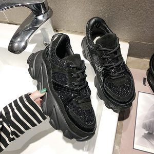 Sneaker produttore di <span class=keywords><strong>scarpe</strong></span> da ginnastica da <span class=keywords><strong>donna</strong></span> con plateau alla moda <span class=keywords><strong>scarpe</strong></span> da <span class=keywords><strong>donna</strong></span> bling pu <span class=keywords><strong>glitter</strong></span> <span class=keywords><strong>scarpe</strong></span> da passeggio di lusso alla moda per <span class=keywords><strong>donna</strong></span> - Product Image 2