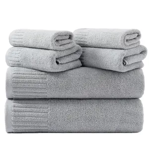 best selling popular towles bath towel sets high quality customized color light weight soft cotton luxury towel gift set