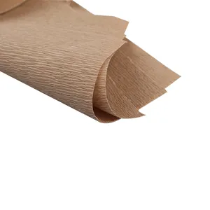 Fabricante profissional diferentes tipos de papel de papel de crepe natural marrom ou preto