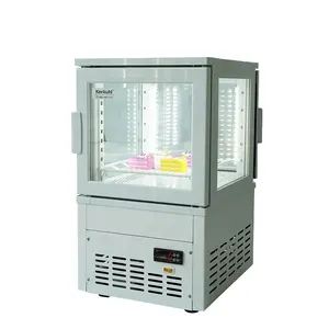 Kenkuhl40L 4つのガラス面ディスプレイ冷蔵庫ミニ冷蔵庫ケーキディスプレイケーキショーケース