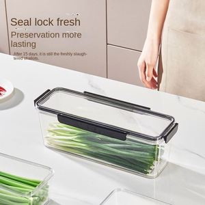 Modern Injection Food Grade Sustainable <b>Square</b> Noodles Storage & Preservation Box with Sealed PET <b>Plastic</b>- - Product Image 3