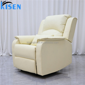 Sillón de Pedicura Reclinable de Respaldo Alto, Color Beige, Moderno y Profesional, a Precio Económico de Kisen, Sofá para Spa de Pies para Salón de Uñas - Product Image 3