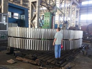 Customize <b>Large</b> Module Spur Helical Girth Gear <b>Ring</b> for Concrete Mixer - Product Image 2