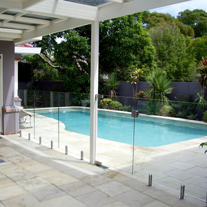 Aleader không khung kính hồ bơi hàng rào phụ kiện chải kết thúc hiện đại boong lan can lan can tay vịn ban công không gỉ ngoài trời - Product Image 1