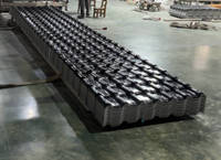 Moderne Dachziegel-Zubehörteile für PVC-Wellplatten, UV-beständig, langlebig, 1050 mm Breite für Hotels, Tempel & Werkstätten