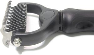 Kingtale <span class=keywords><strong>Pet</strong></span> bakım fırçası çift taraflı astar Rake tarak - Product Image 3