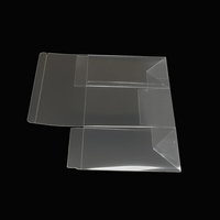 Vitrine de Présentation en Plastique pour ETB, Paquet de 5 Protections de Boîtier ETB, Plastique Transparent de Qualité Archivage 0.50mm, Pli Souple, Facile à Assembler