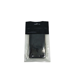 Emballage coloré personnalisé Ziplock sacs en plastique transparent coque <span class=keywords><strong>de</strong></span> téléphone emballage Logo emballage givré pochettes zippées - Product Image 2