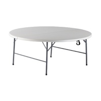 Table pliante en plastique moderne pour 10 personnes pour l'entrée ou la chambre à coucher de l'hôpital et élégante