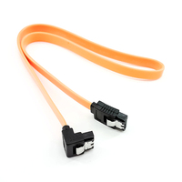 Cable de Datos SATA de 90 Grados con Revestimiento de PVC, Recto a Derecho, para Uso en Computadoras