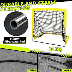 Mini But de <span class=keywords><strong>Football</strong></span> Portable avec Filet et 2 Tiges en Fibre de Verre de 60 cm – Kit d'Entraînement - Product Image 4