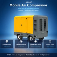 Compresor de Aire Portátil Diésel de 8-12.5 bar y 37 kW, con Rodamientos Duraderos para Construcción y Minería, Fabricado en China