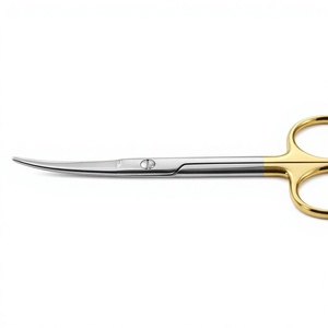 Optitech Healthcare DSS-915 Surgical Scissors Stainless Steel Gold Handle Manual Class II CE Certified <b>Instrument</b> for Surgery - Product Image 3