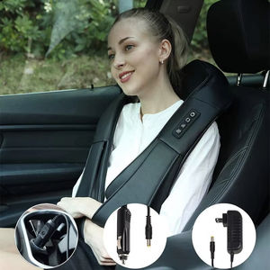 Masajeador de hombro y cuello con calefacción de luz roja multifunción Pistola de masaje de uso opcional de tres frecuencias - Product Image 4