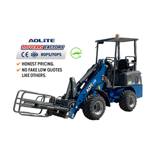 신형 4x4 미니 로더, 650kg 소형 전방 전기 휠 로더 - Product Image 1