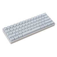 MATHEW TECH MK61 60% Keyboard Mekanik Cyrillic, 2.4Ghz/Bluetooth/Berkabel, Keyboard Mini 61 Tombol Bahasa Rusia Dengan Perangkat Lunak
